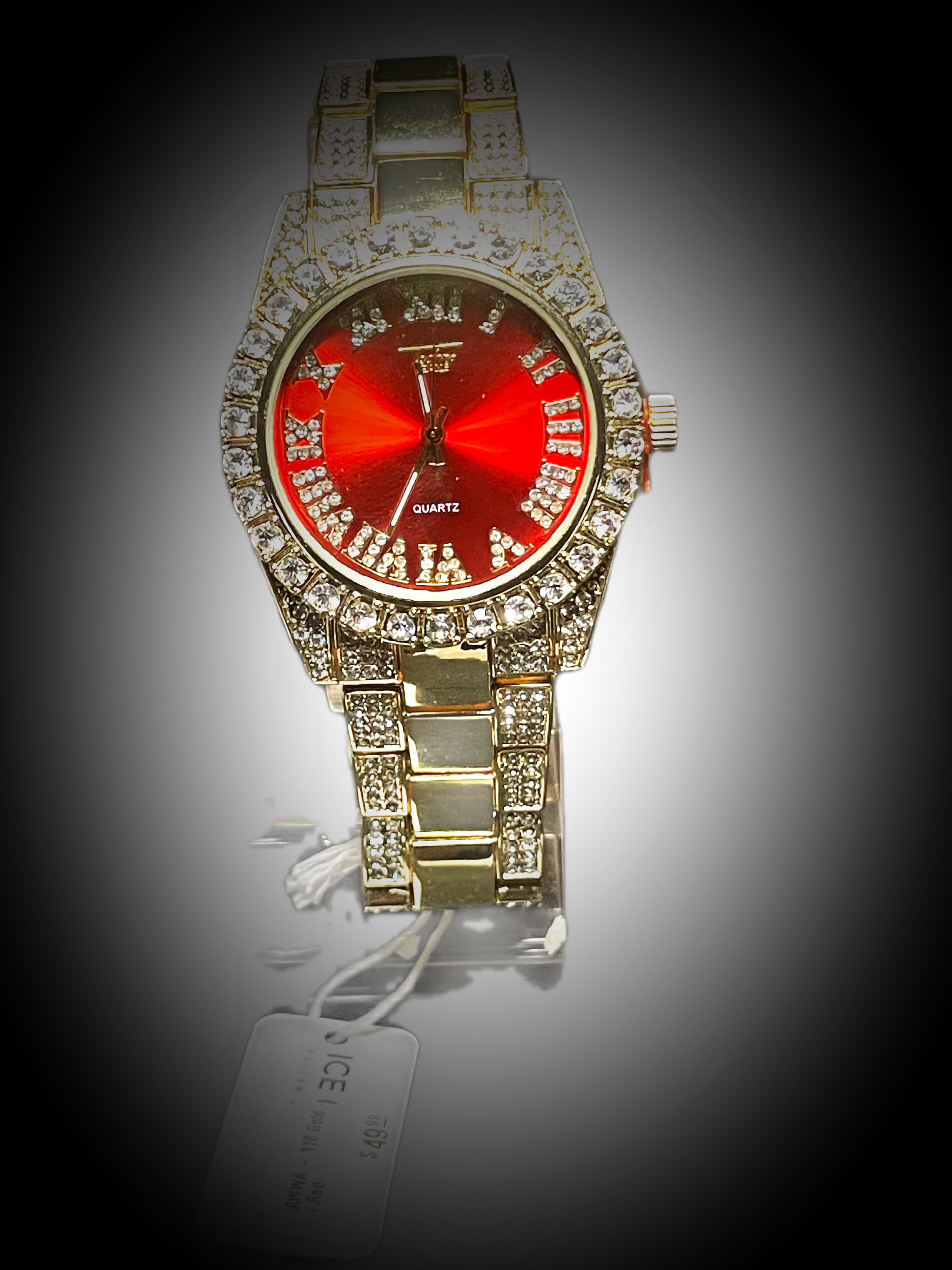 Ice out Cortez Rolex watch