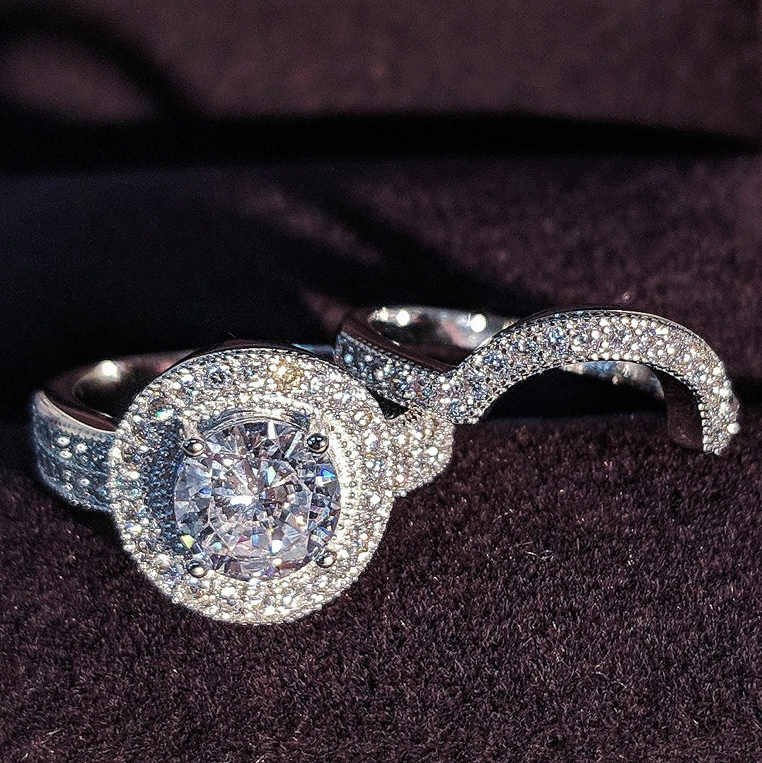 Round New Full Selection Combined Ring Ring Set