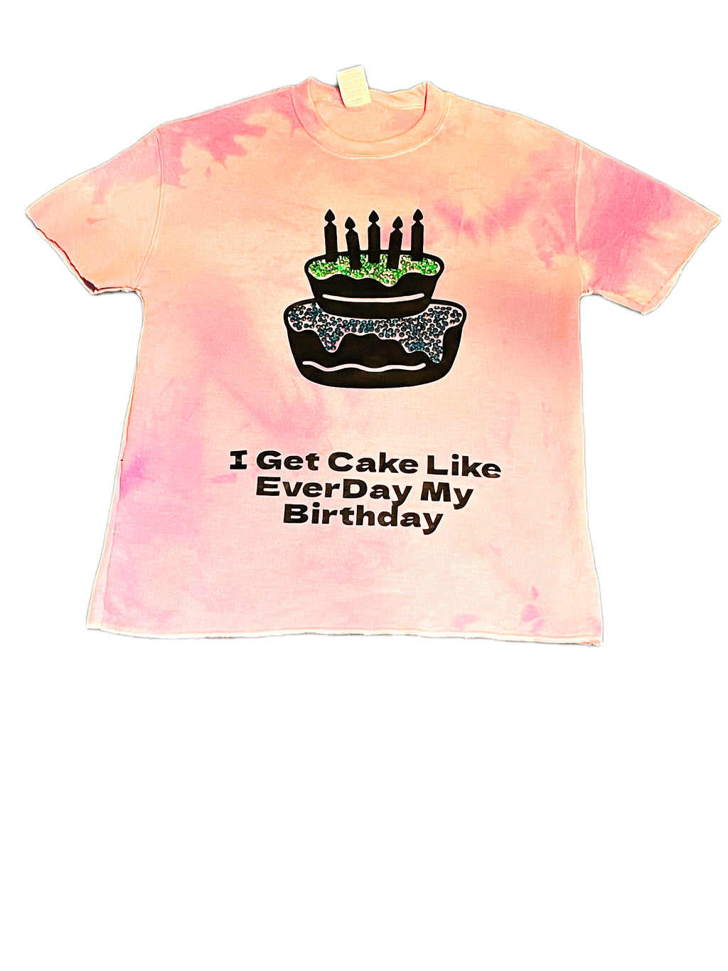 OneOfOne Purple Sky I Get Cake Pull Over Shirt Cropped