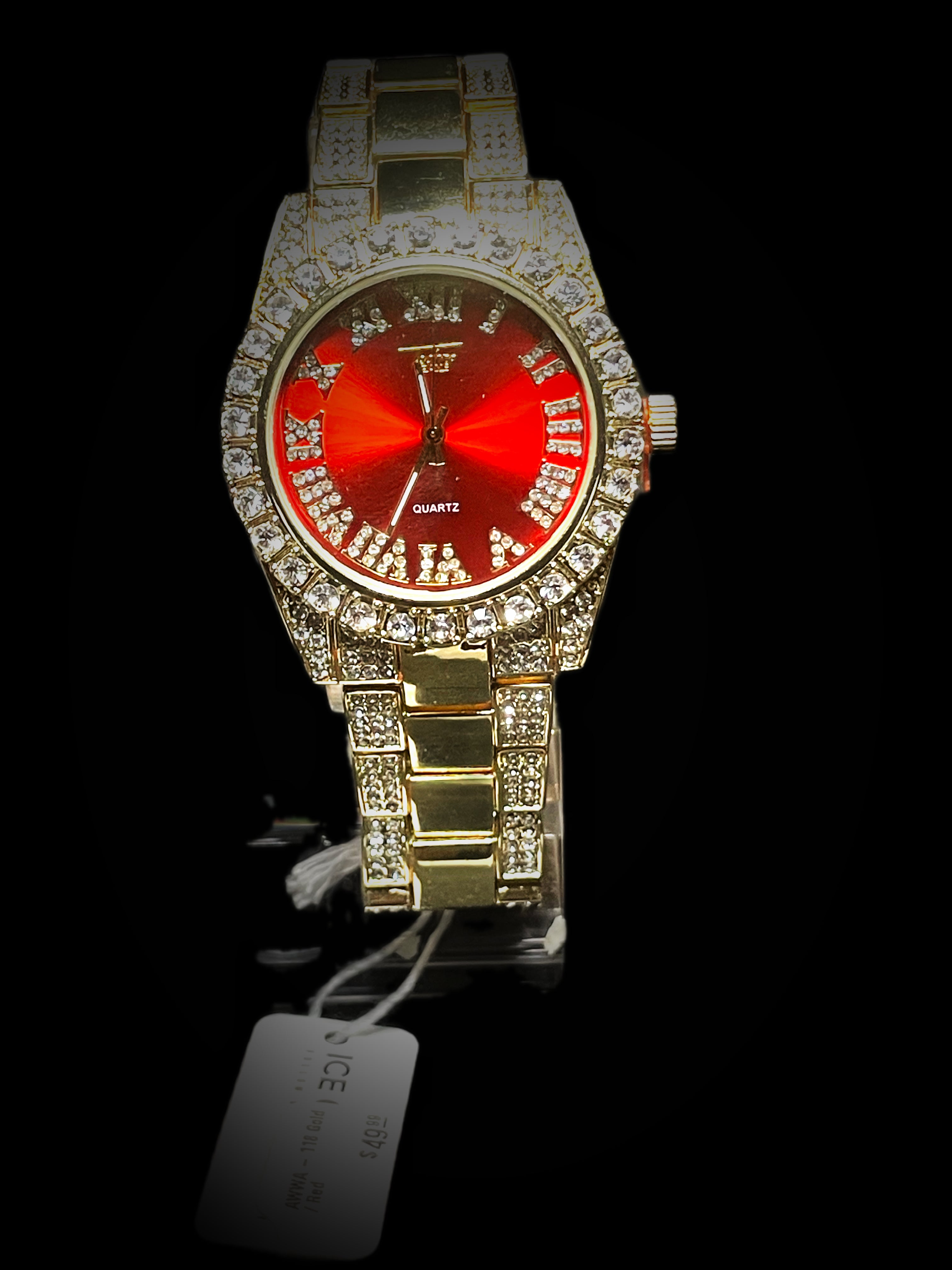 Ice out Cortez Rolex watch