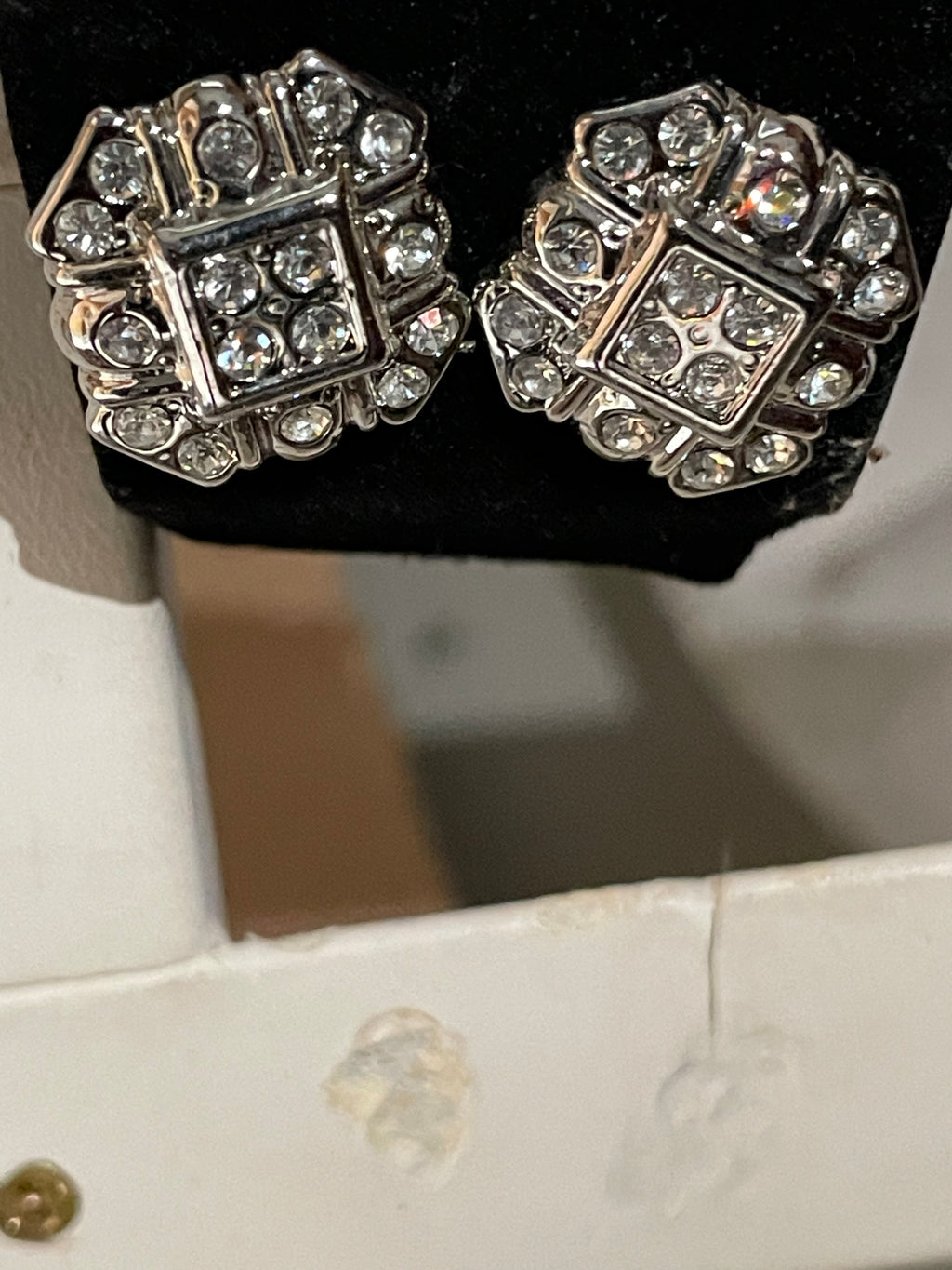 Twin Diamond Earrings