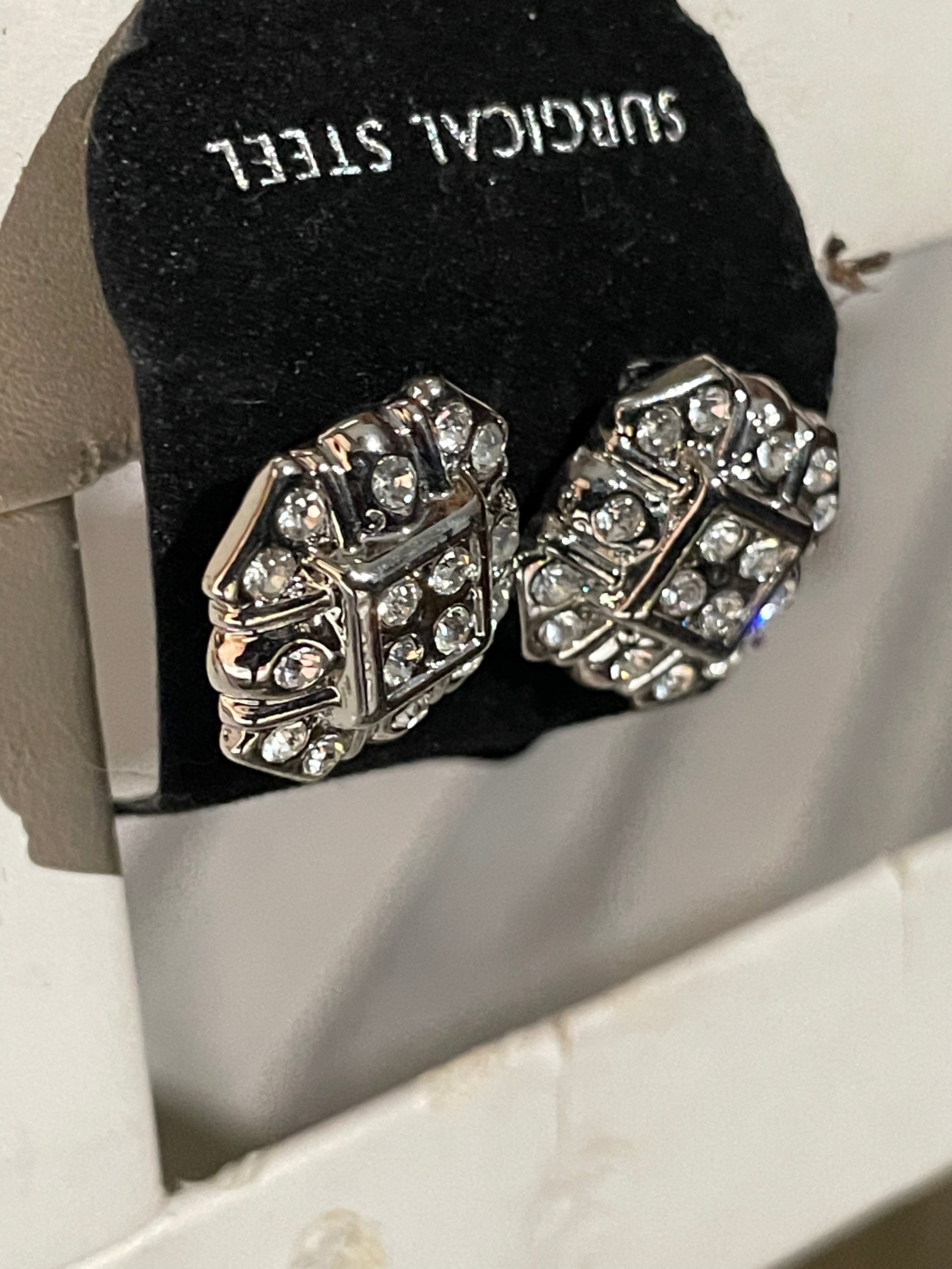 Twin Diamond Earrings
