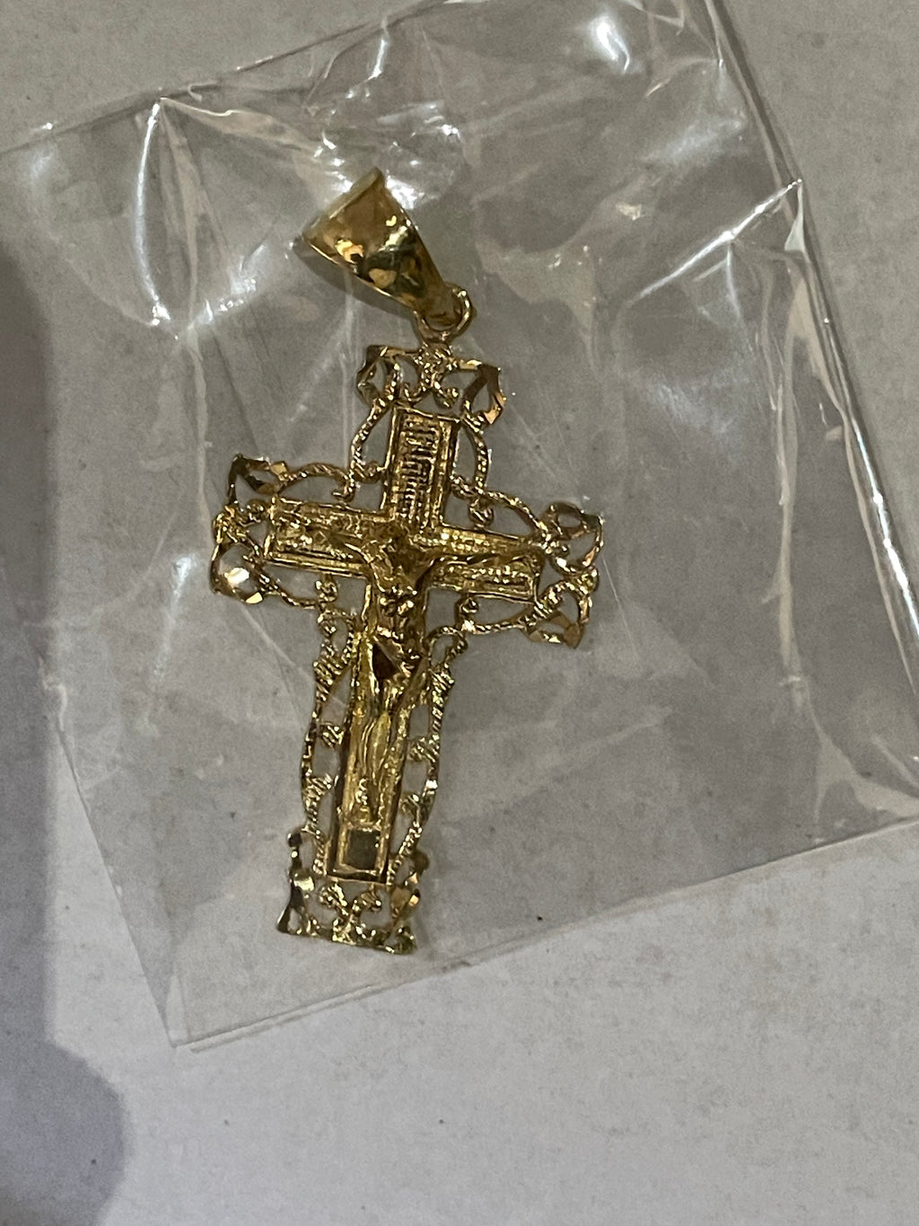 Gold Jesus Pendant