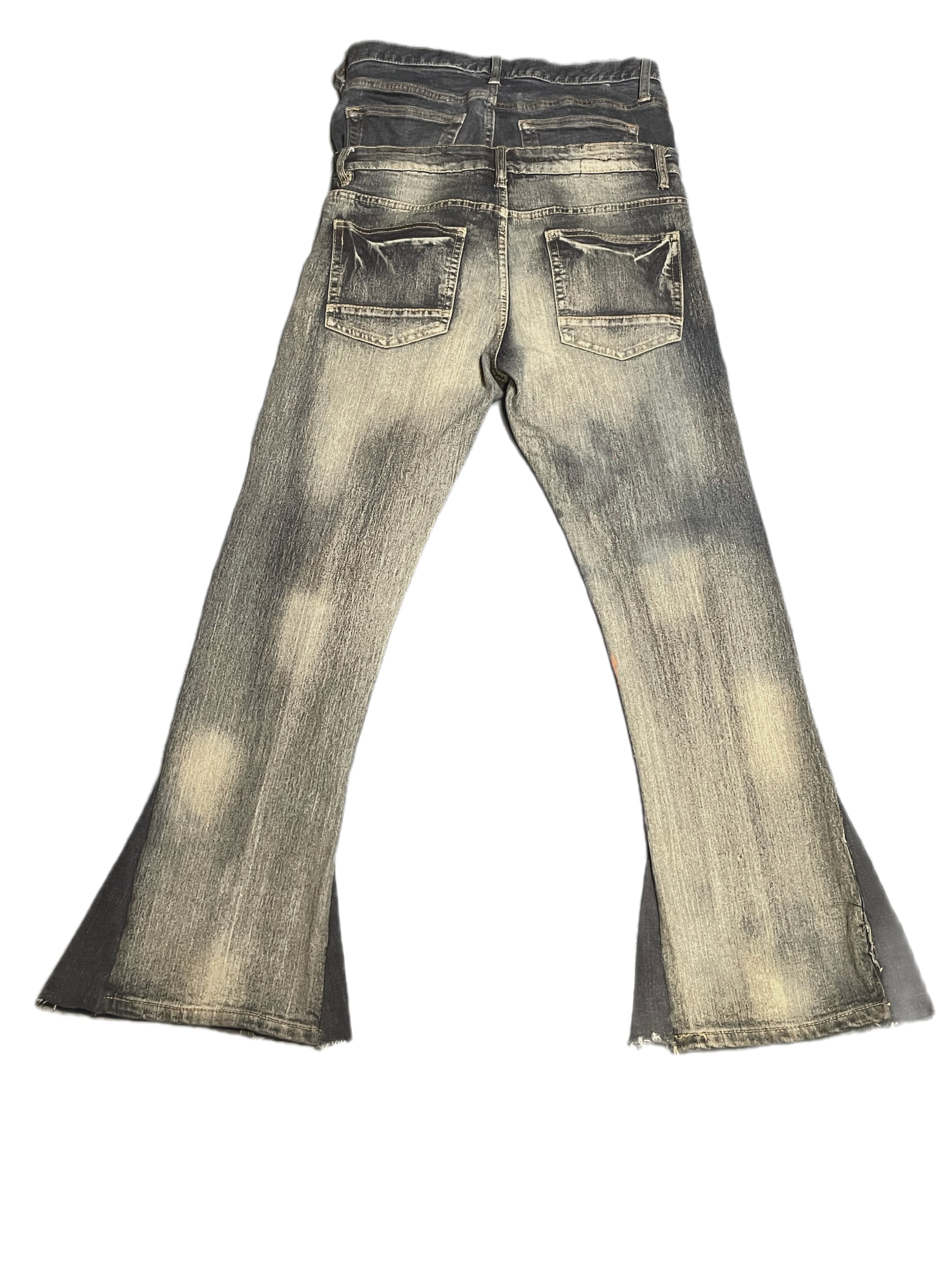 Double Waste Flared Pants