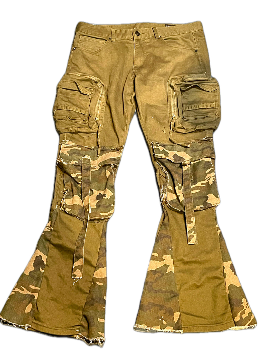 Flared Cargo Pants