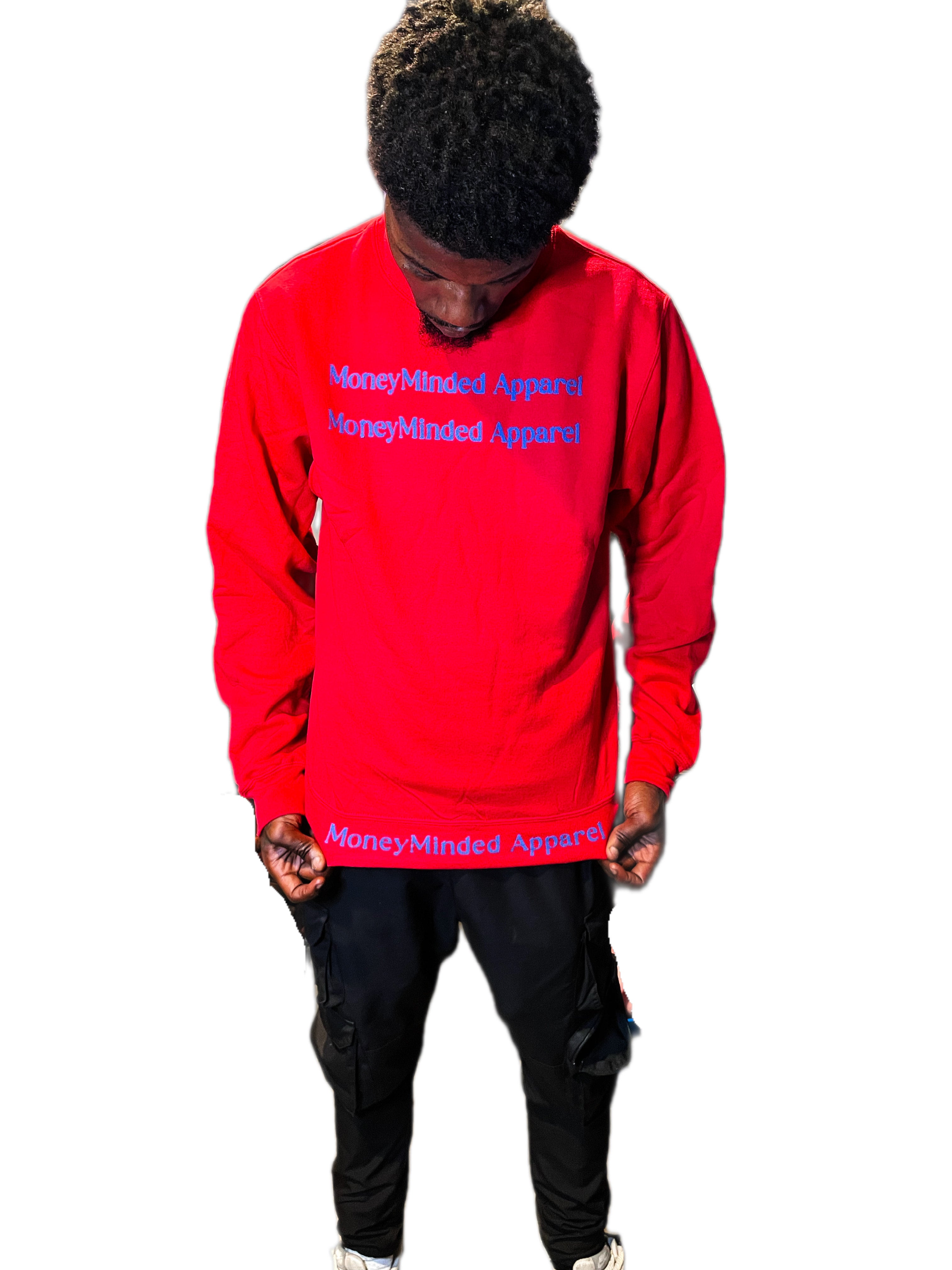 Red Money Minded Pull Over
