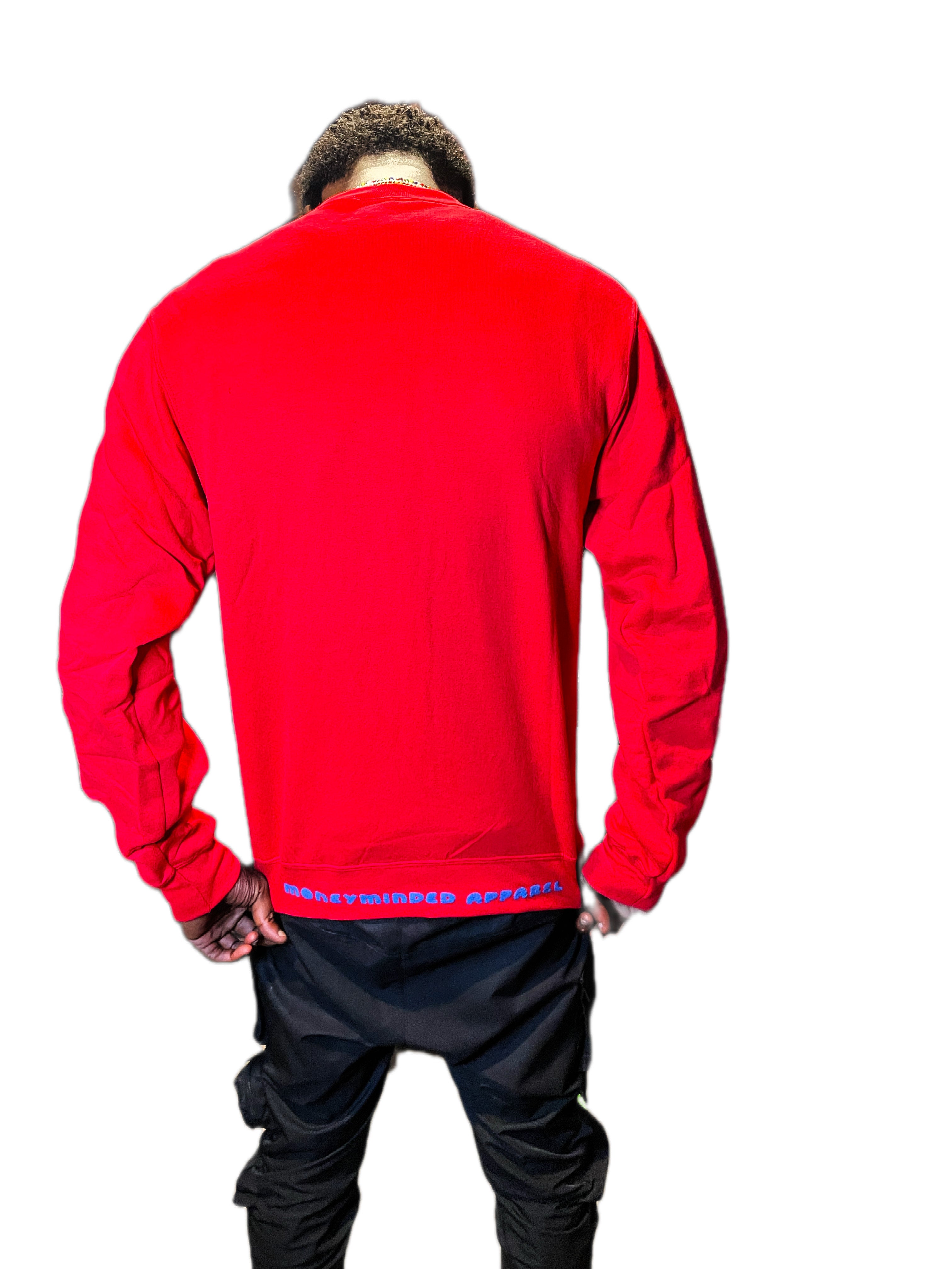 Red Money Minded Pull Over