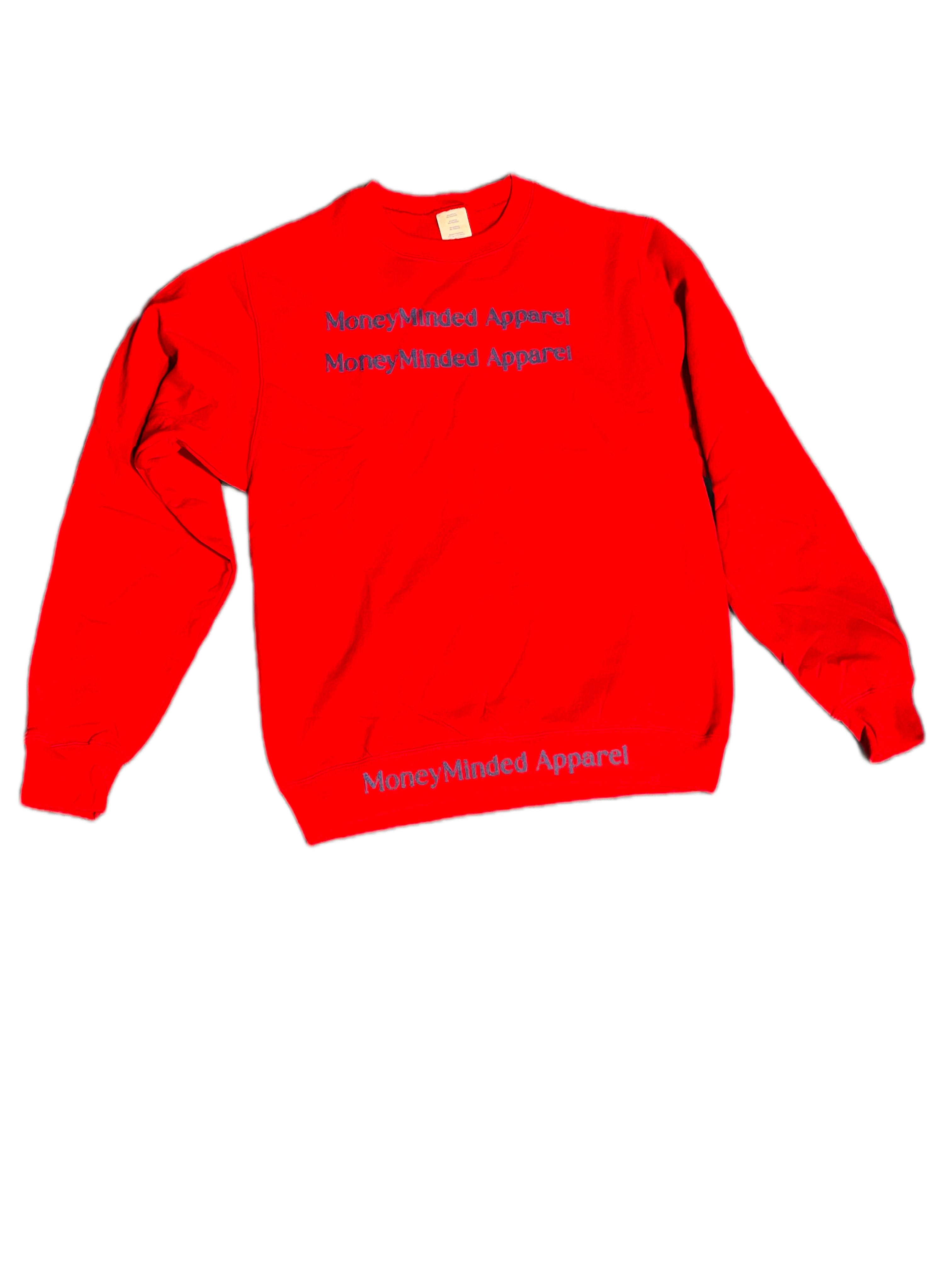 Red Money Minded Pull Over